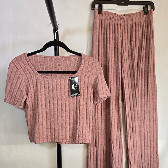 Rib Knit Set - Picture 1 of 2